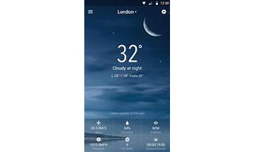 Transparent clock and weather for Android - Download the APK from Habererciyes